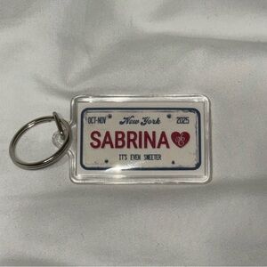 Sabrina Carpenter New York Short n' Sweet It's Even Sweeter Tour Keychain